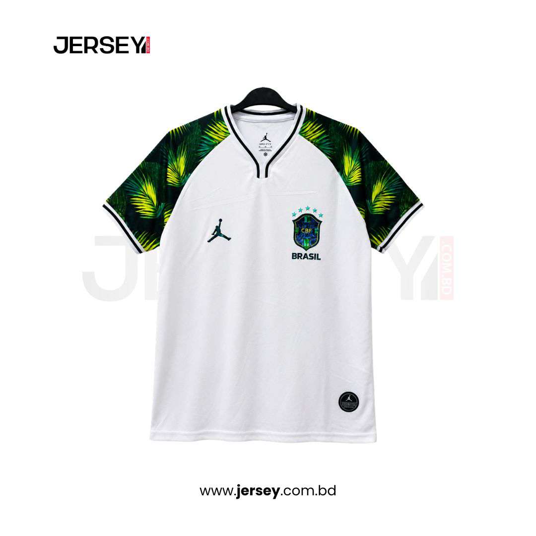 Brazil X Jordan 2026 Special White & Green Kit