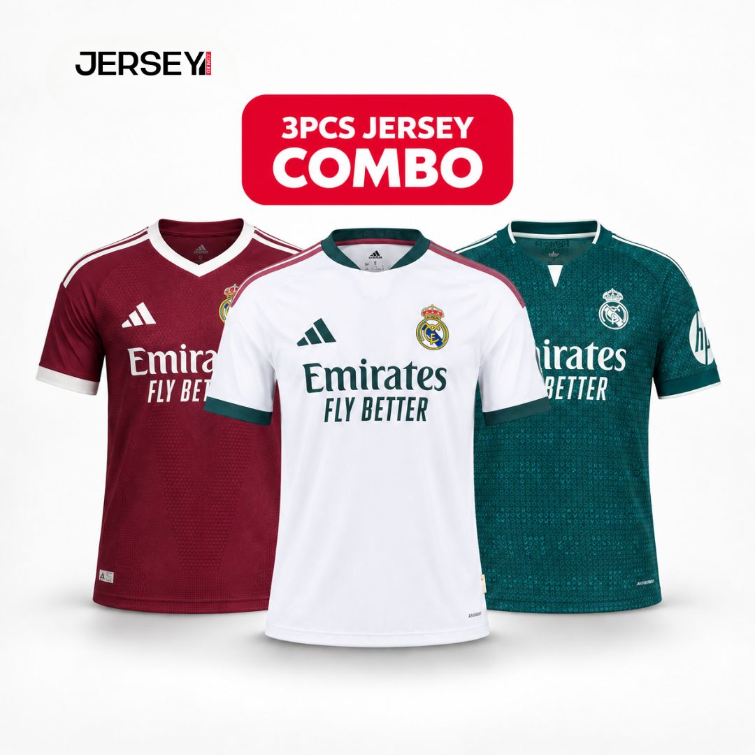 Real Madrid Club Jersey 3-Piece Combo